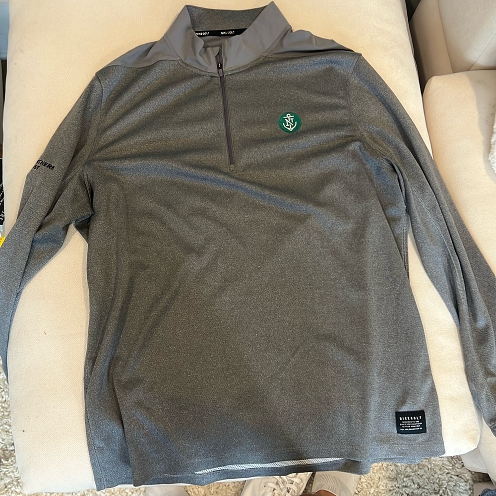 Mens northern trust quarter zip. Nike large